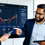 A diverse group of professional adults, fully clothed in modest business attire, gathered in a bright, modern office space, actively engaging with a large interactive digital display showing cryptocurrency charts and transaction flows. One person points to a clean, intuitive interface on a tablet, demonstrating a secure digital wallet. The atmosphere is collaborative and forward-thinking, emphasizing the seamless integration of digital currencies into everyday business. Safe for work, appropriate content, professional, perfect anatomy, correct proportions, natural pose, well-formed hands, proper finger count, natural body proportions, high quality professional photography.